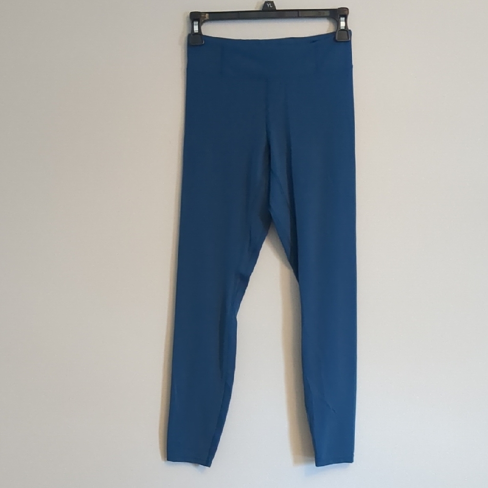 NWT Patagonia Girls Lagom Blue Maipo Tights Leggings - Size XL 14